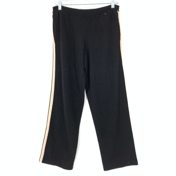 Chanel Women's Apx Sz M Cashmere Lounge Pant Elastic Waist Solid Black *READ - Picture 1 of 8